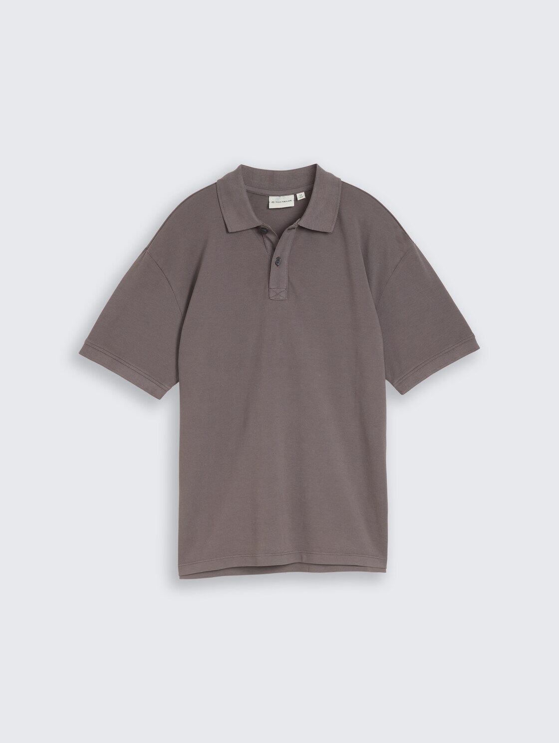 Oversize Piqué Poloshirt - dark urban grey