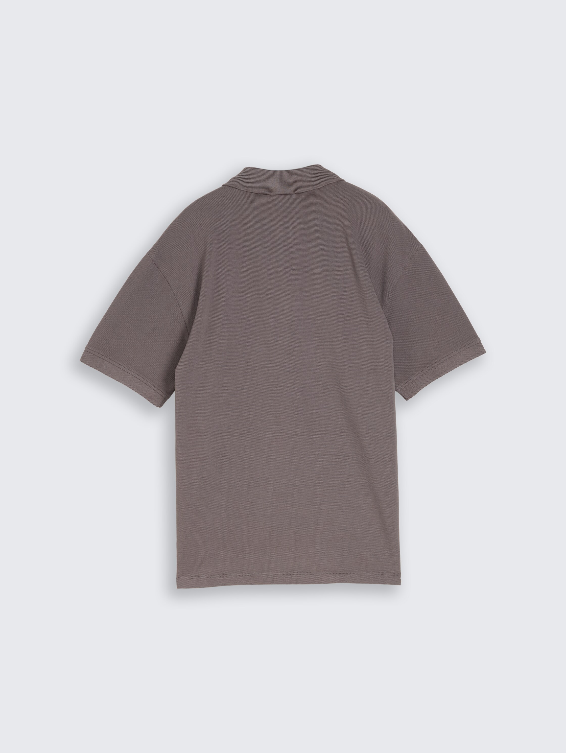 Oversized piqué polo shirt - dark_urban_grey - 