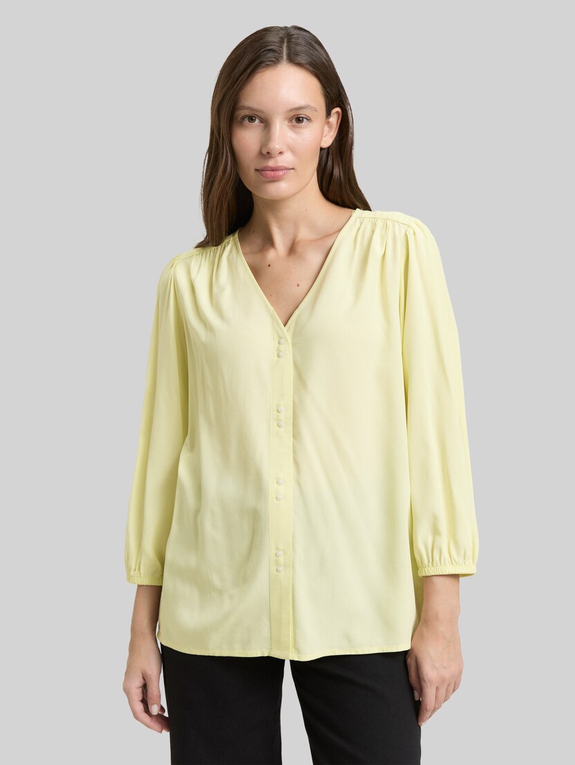 Bluse aus Viskose von Women, soft lemon