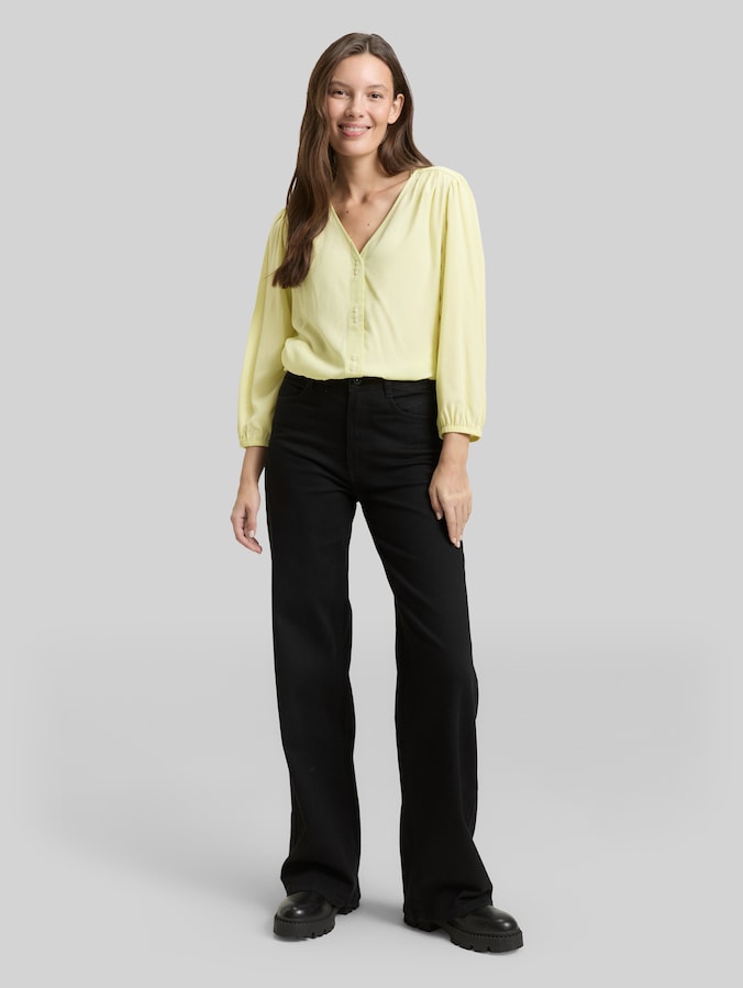 Bluse aus Viskose von Women, soft lemon