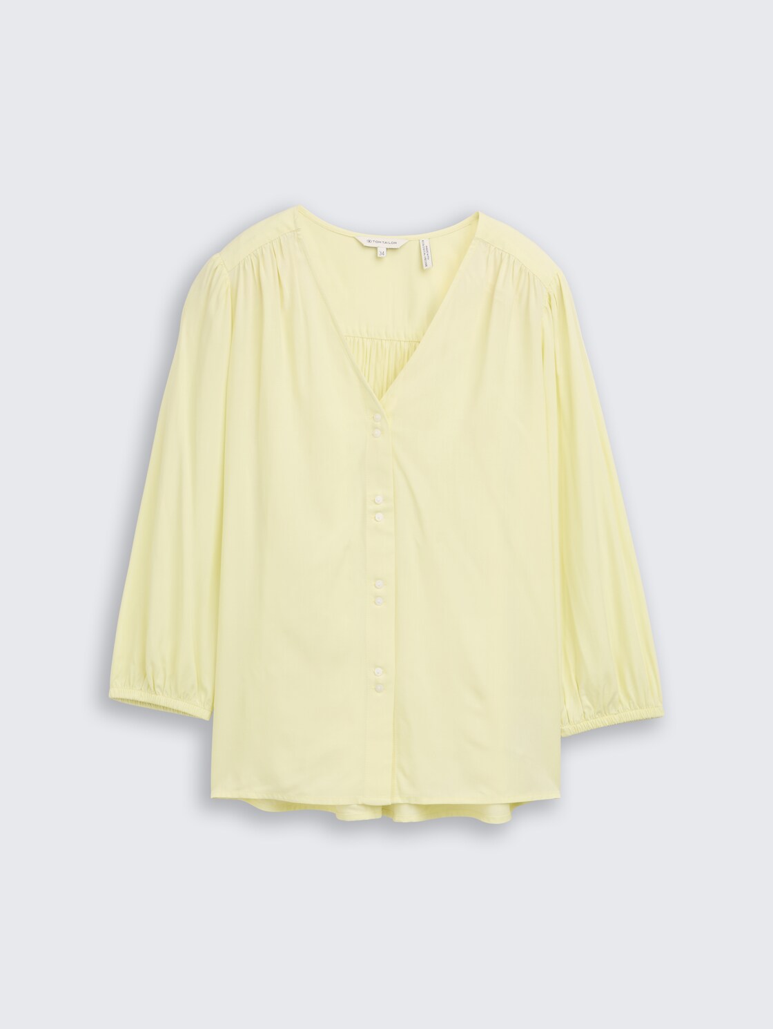 Bluse aus Viskose - soft lemon - Vorder-Produkt-Ansicht
