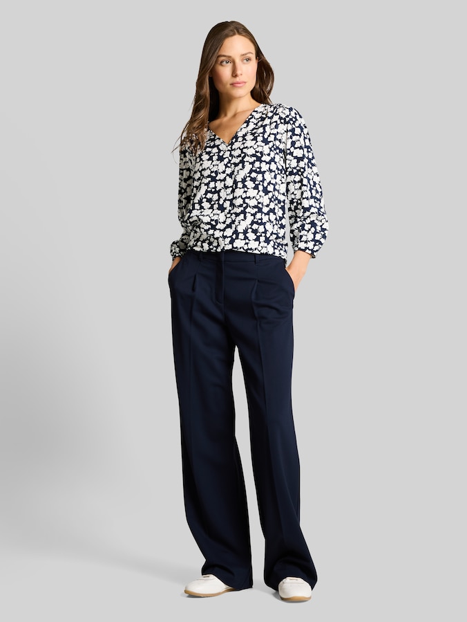 Blouse en viscose par Women, blue ginkgo minimal