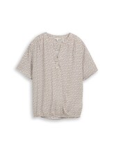 Sélectionné, Blouse à motifs par Tom Tailor, beige