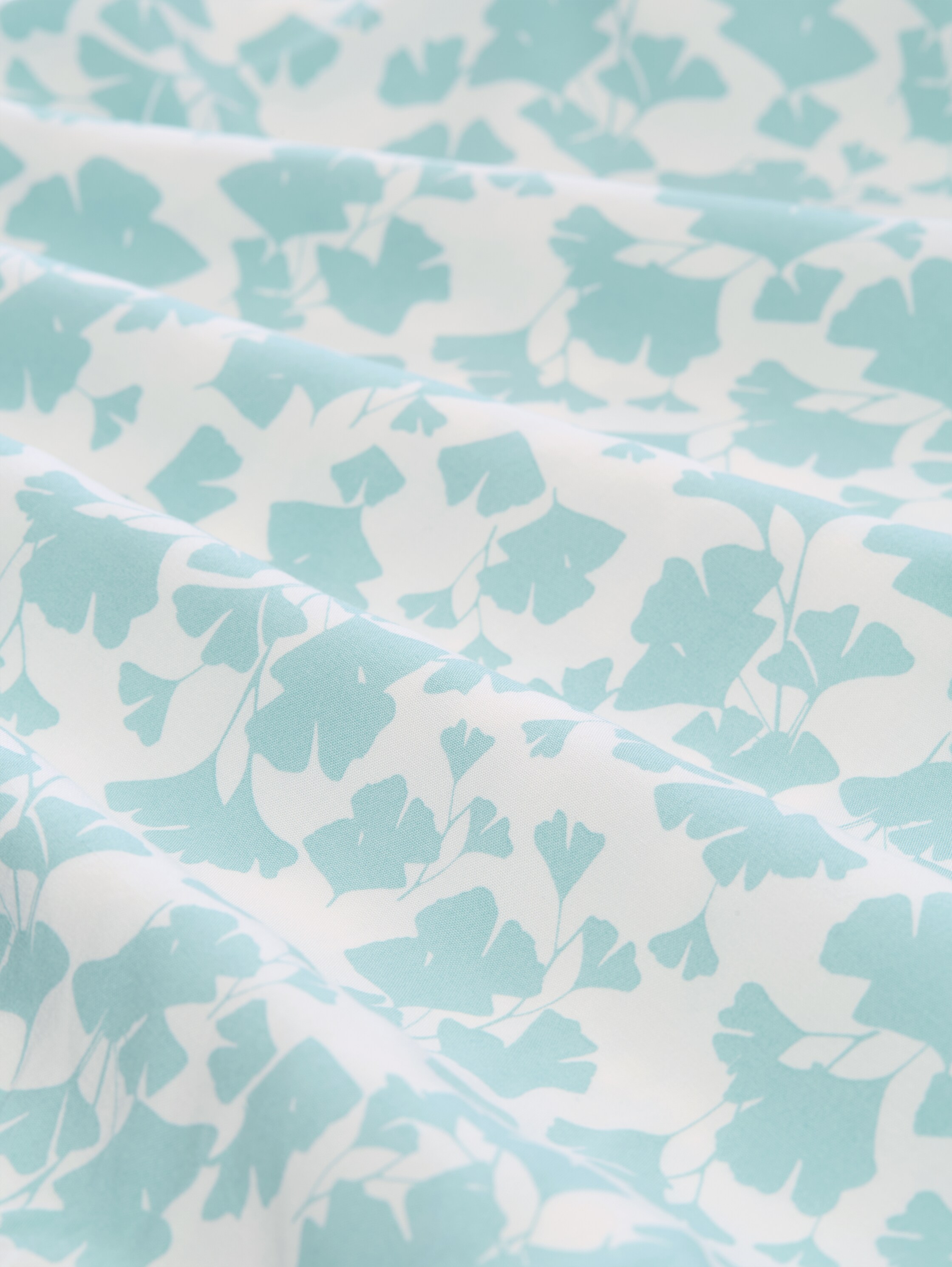 Blouse met patroon - green_ginkgo_minimal - 