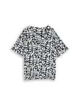 Nicht ausgewählt, Bluse mit Muster von Tom Tailor, blau