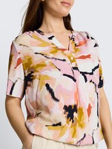 Blouse à motifs - big abstract flower print - Vue détaillée du modèle