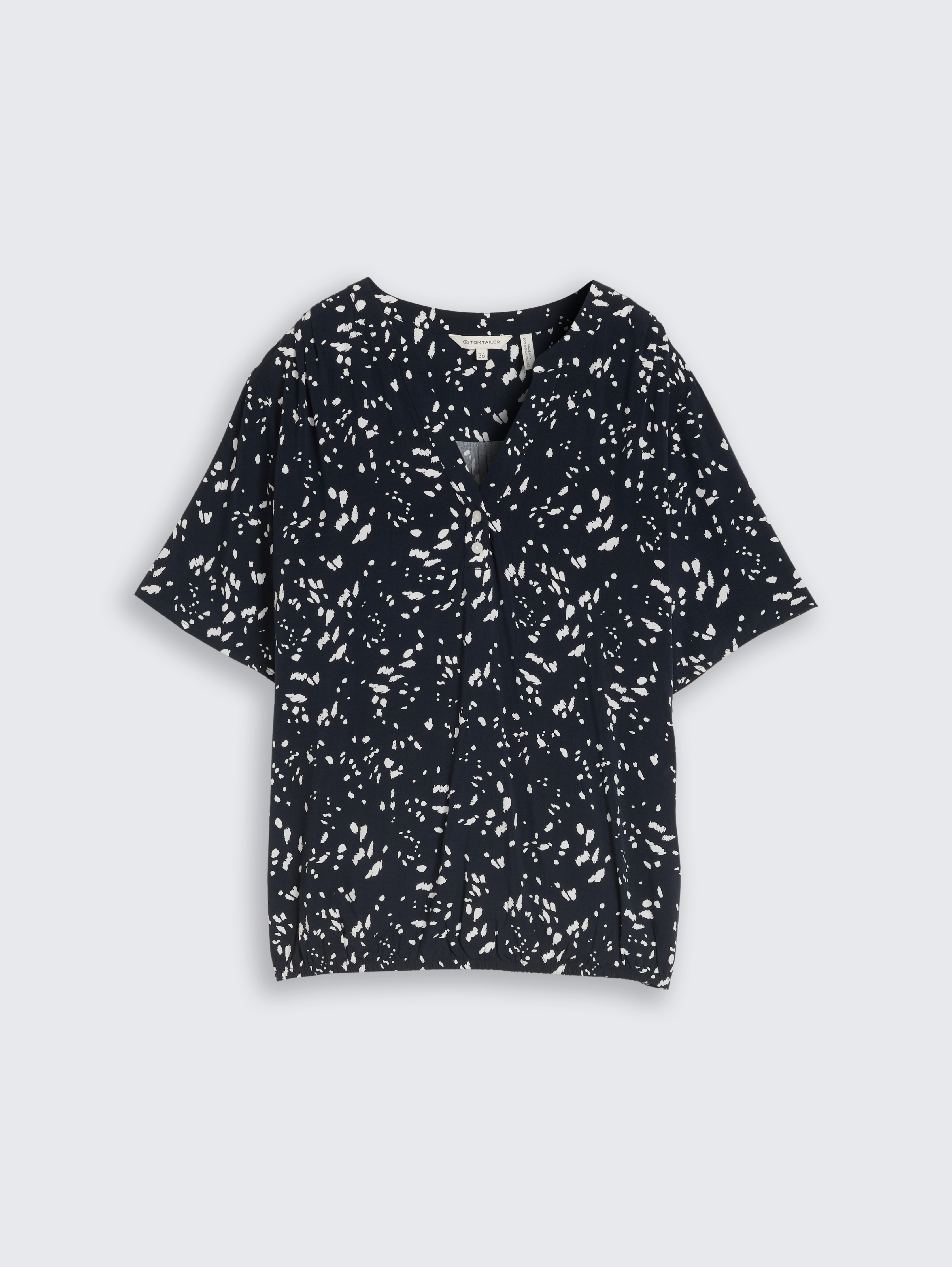 Bluse mit Muster von Women, navy dot