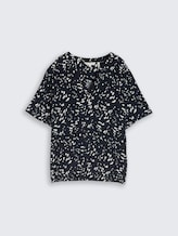 Blouse à motifs - navy dot - Vue de face du produit