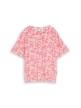 Ausgewählt, Bluse mit Muster von Tom Tailor, rosa