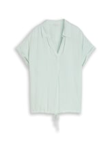 Ausgewählt, Loose Fit Bluse mit Streifenmuster von Tom Tailor, grün