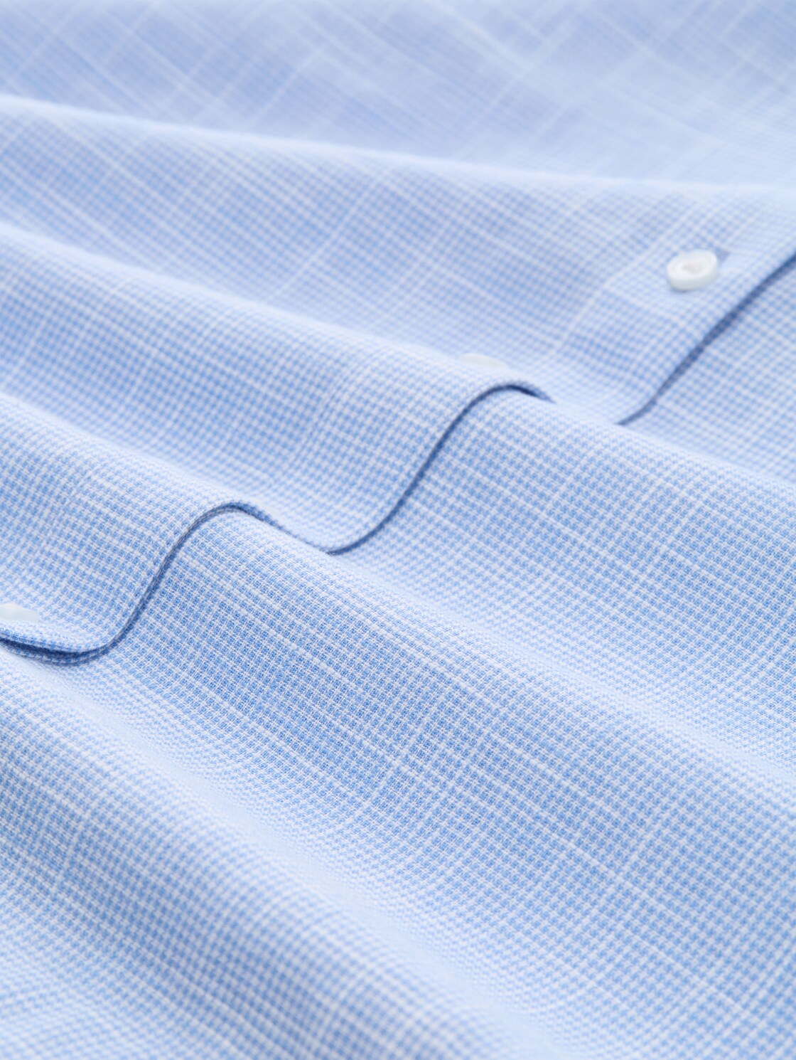 Bluse aus Baumwolle - dreamy blue - Material-Ansicht