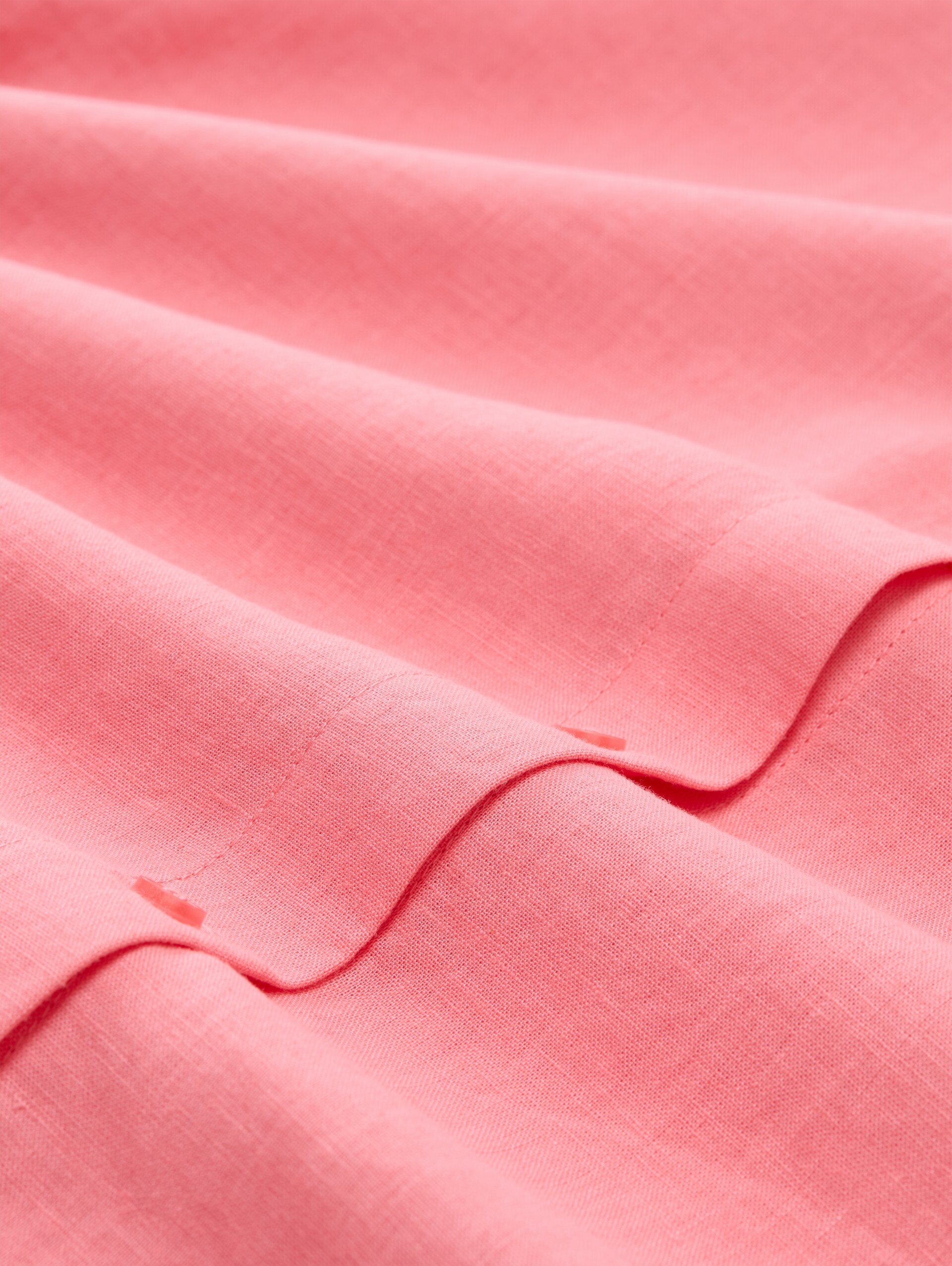 Losvallende blouse met linnen - soft fuchsia pink - Materiaalweergave
