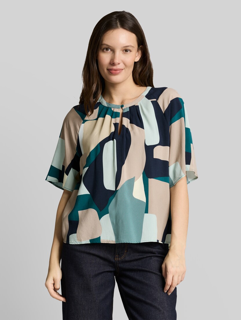 Bluse mit Muster von Women, abstract stripe print