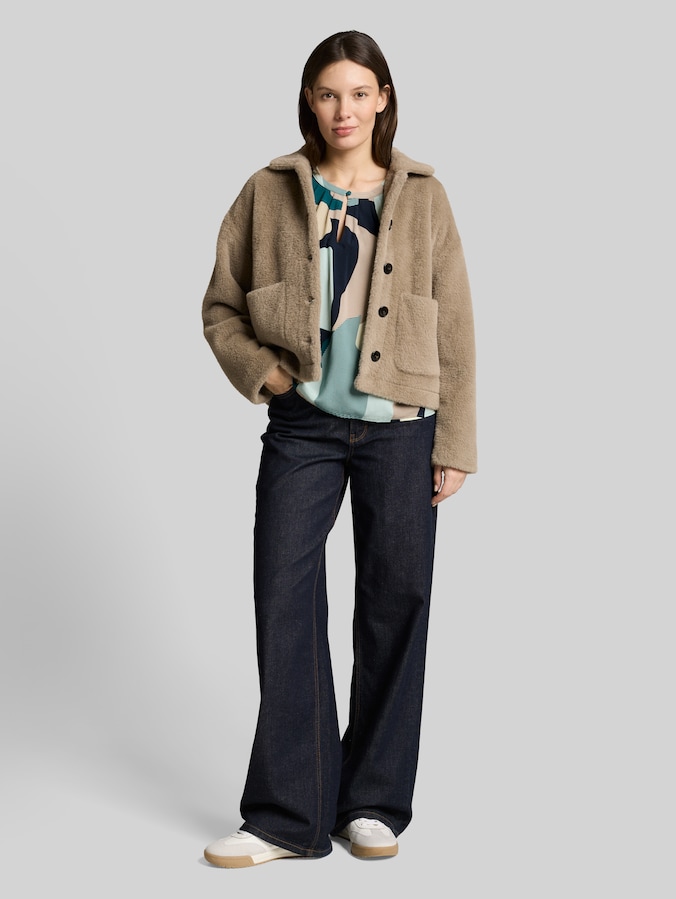 Bluse mit Muster von Women, abstract stripe print