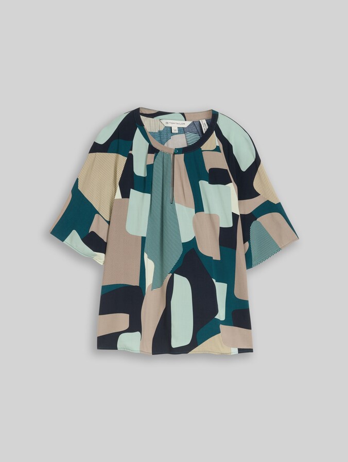 Chemisier à motifs par Women, abstract stripe print
