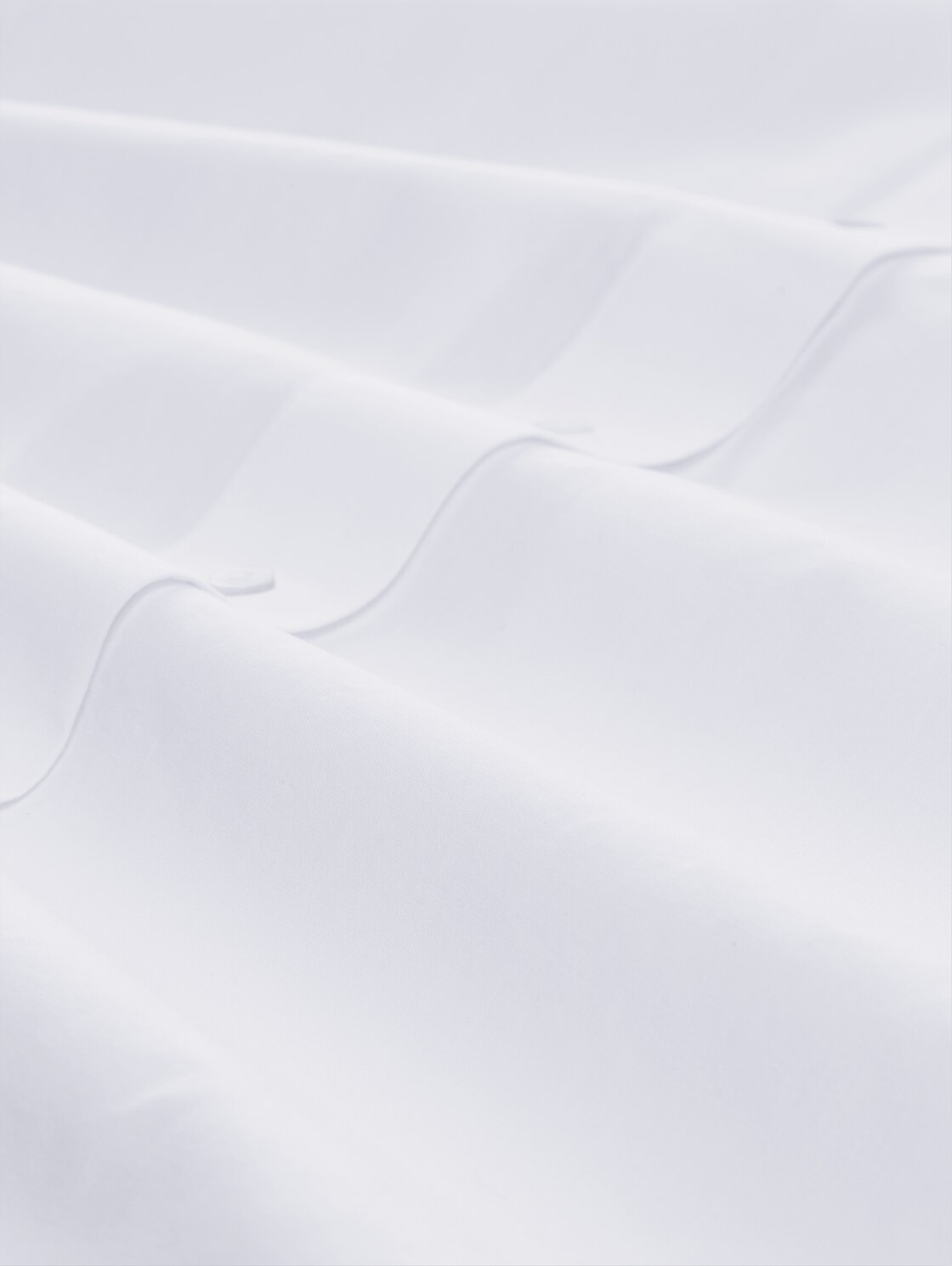 Popeline Hemdbluse mit 3/4-Arm - White - Material-Ansicht