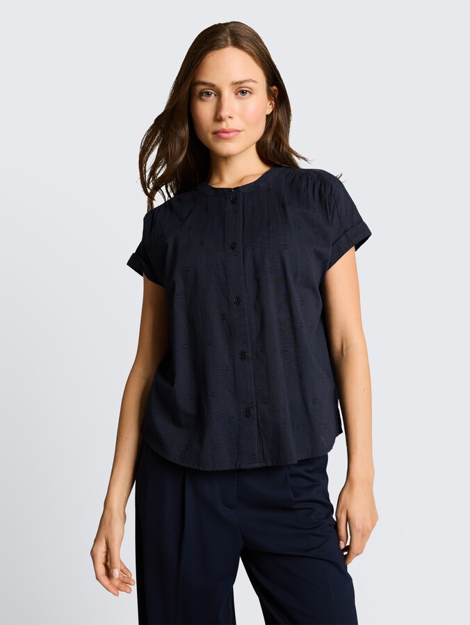 Loose Fit Blouse door Women, sky captain blue