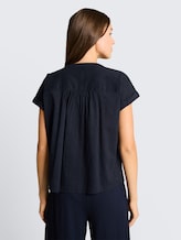 Blouse loose fit - sky captain blue - Découpe Vue arrière du modèle