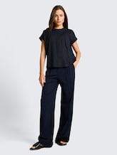Blouse loose fit - sky captain blue - Vue de face du modèle