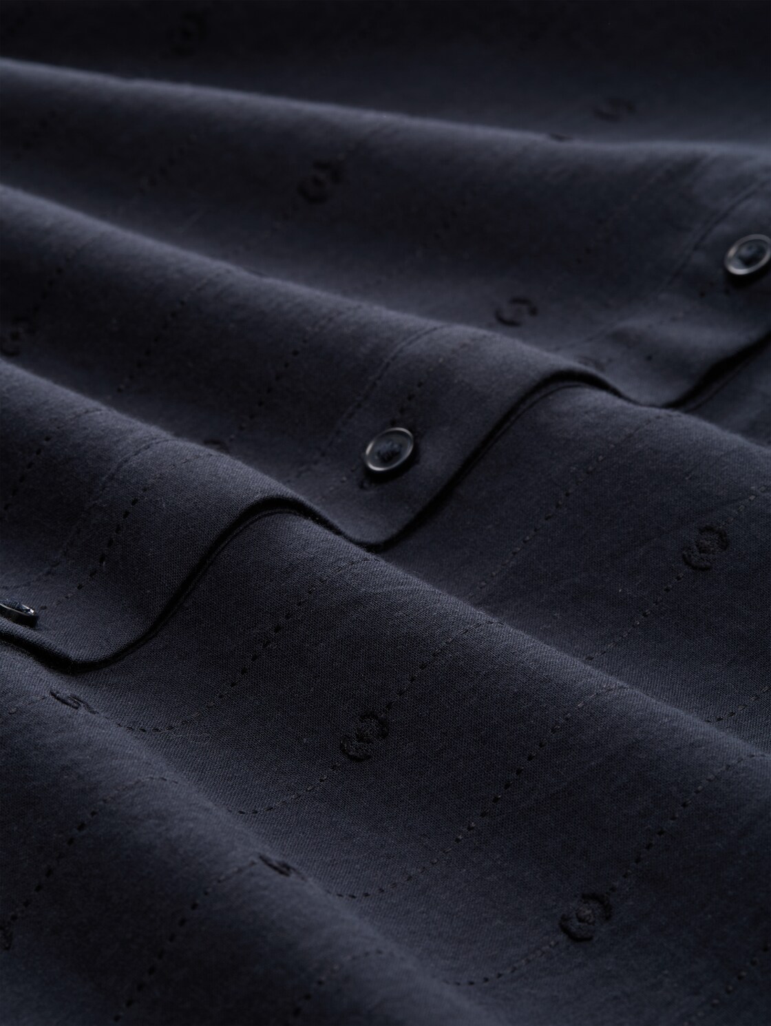 Loose Fit Bluse - sky captain blue - Material-Ansicht