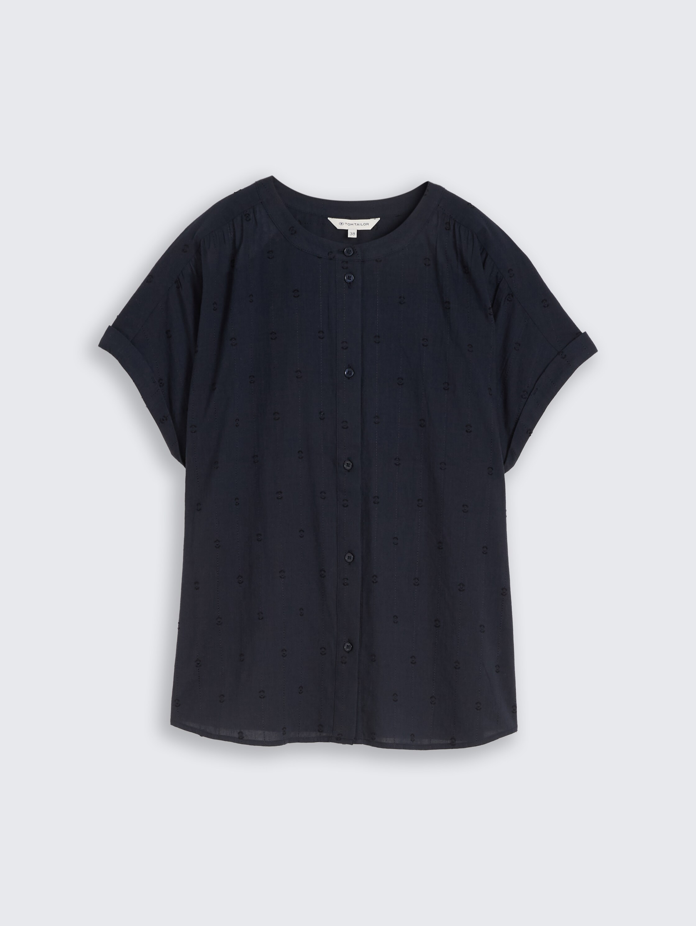 Loose Fit Blouse - sky_captain_blue_1 - 