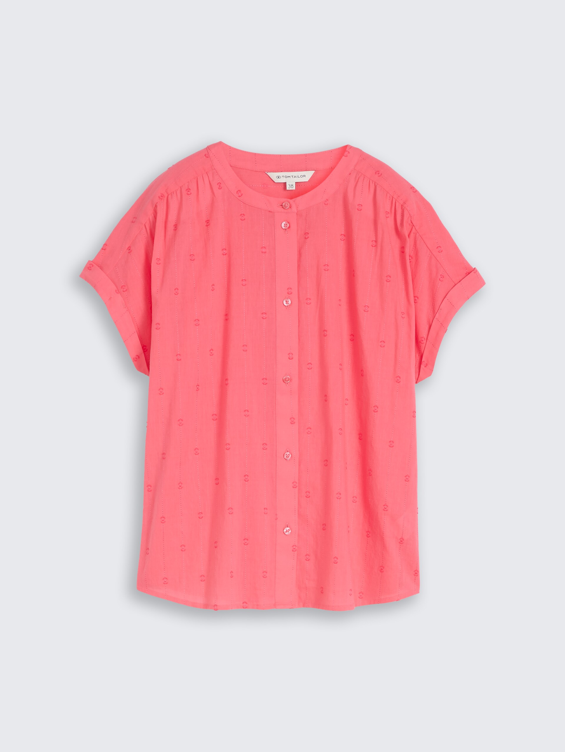 Loose Fit Bluse - soft coral pink - Vorder-Produkt-Ansicht