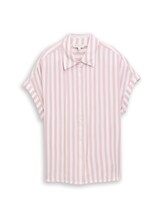 Sélectionné, Blouse ample à rayures par Tom Tailor, rose