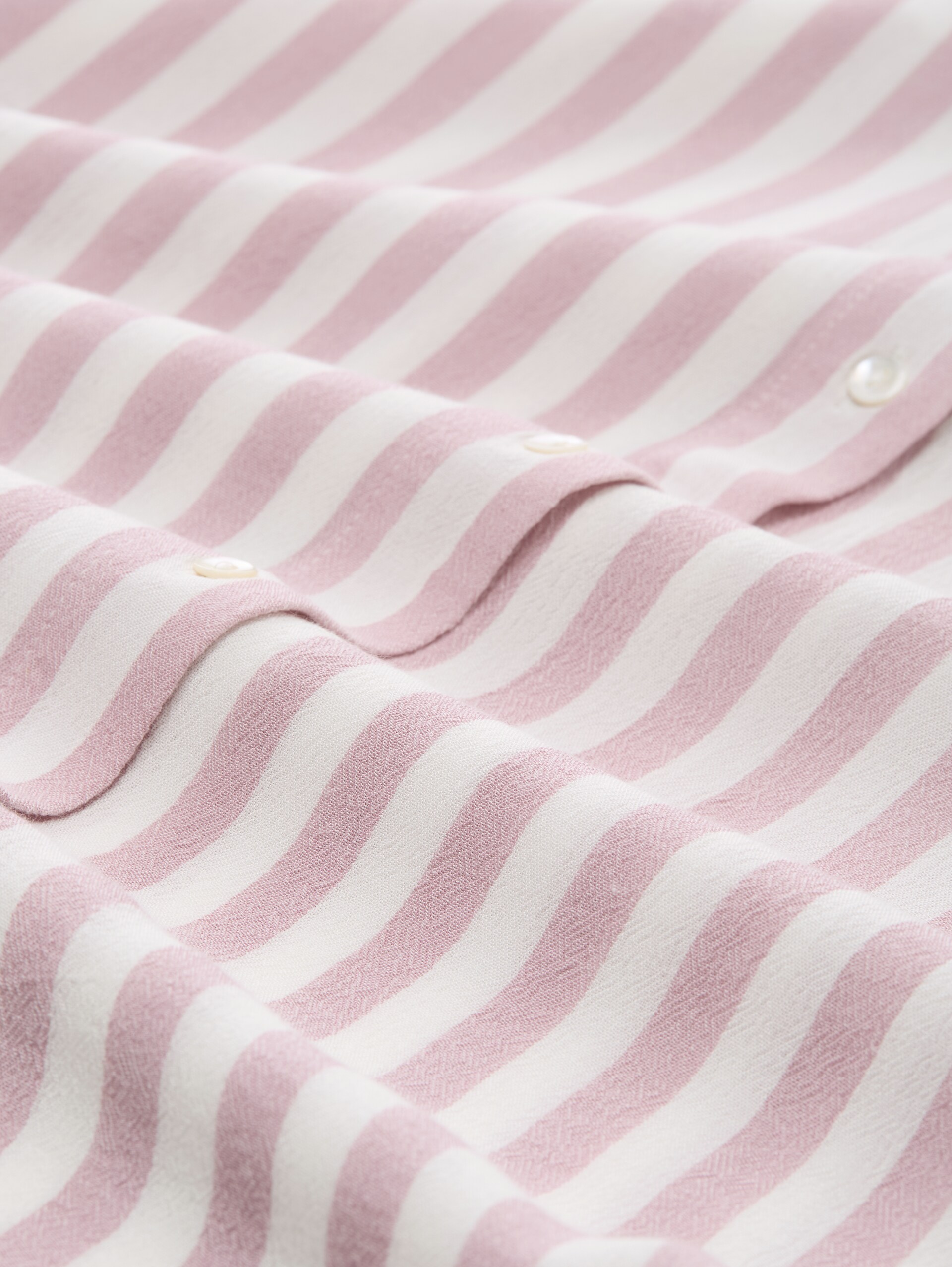 Blouse ample à rayures - light elderberry stripe - Vue de la matière