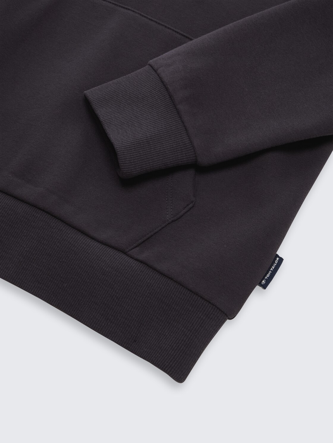 Hoodie Sweatshirt mit Foto-Print - coal grey - Detail-Model-Ansicht