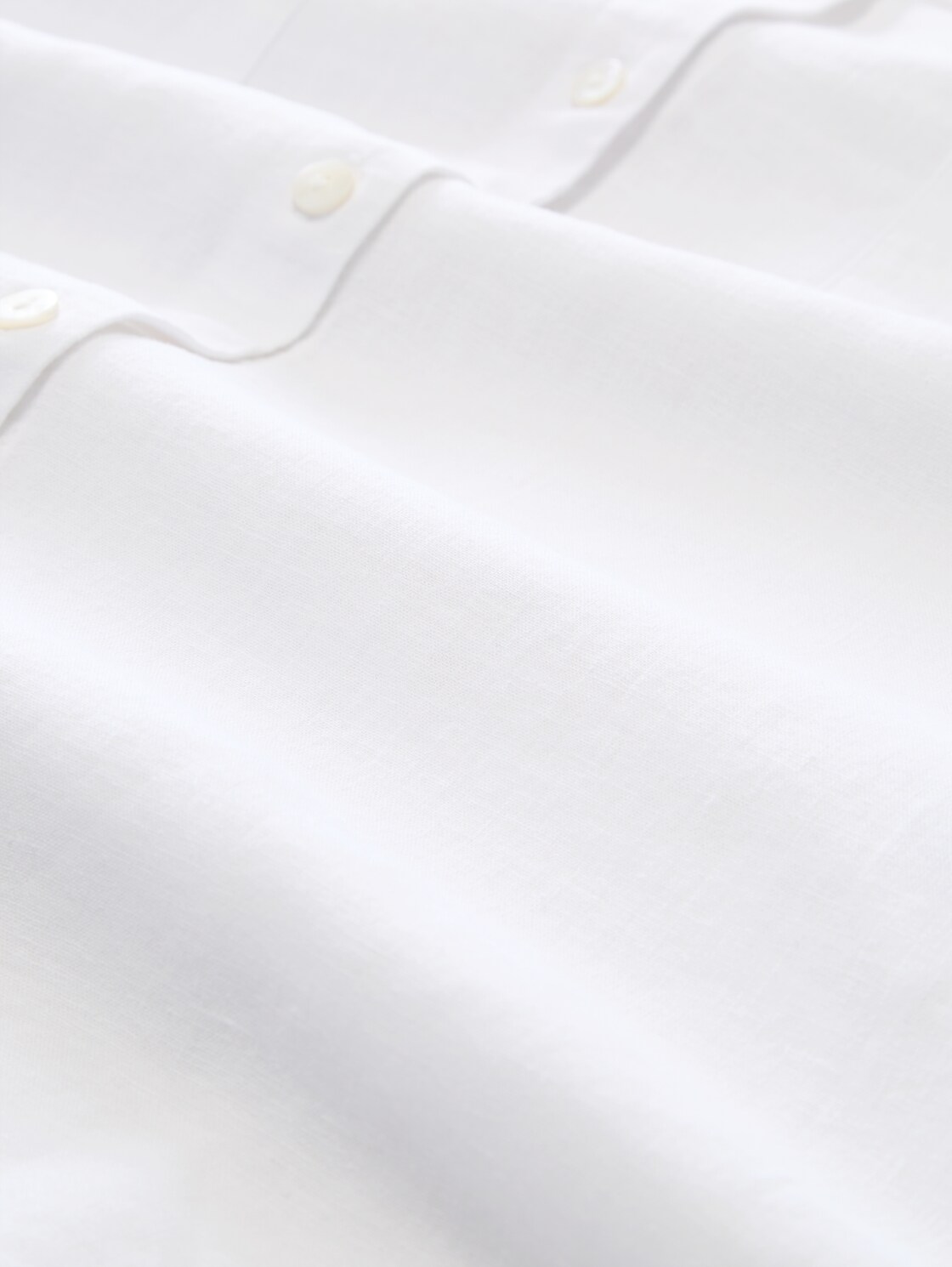 Hemdbluse mit Leinenanteil - White - Material-Ansicht