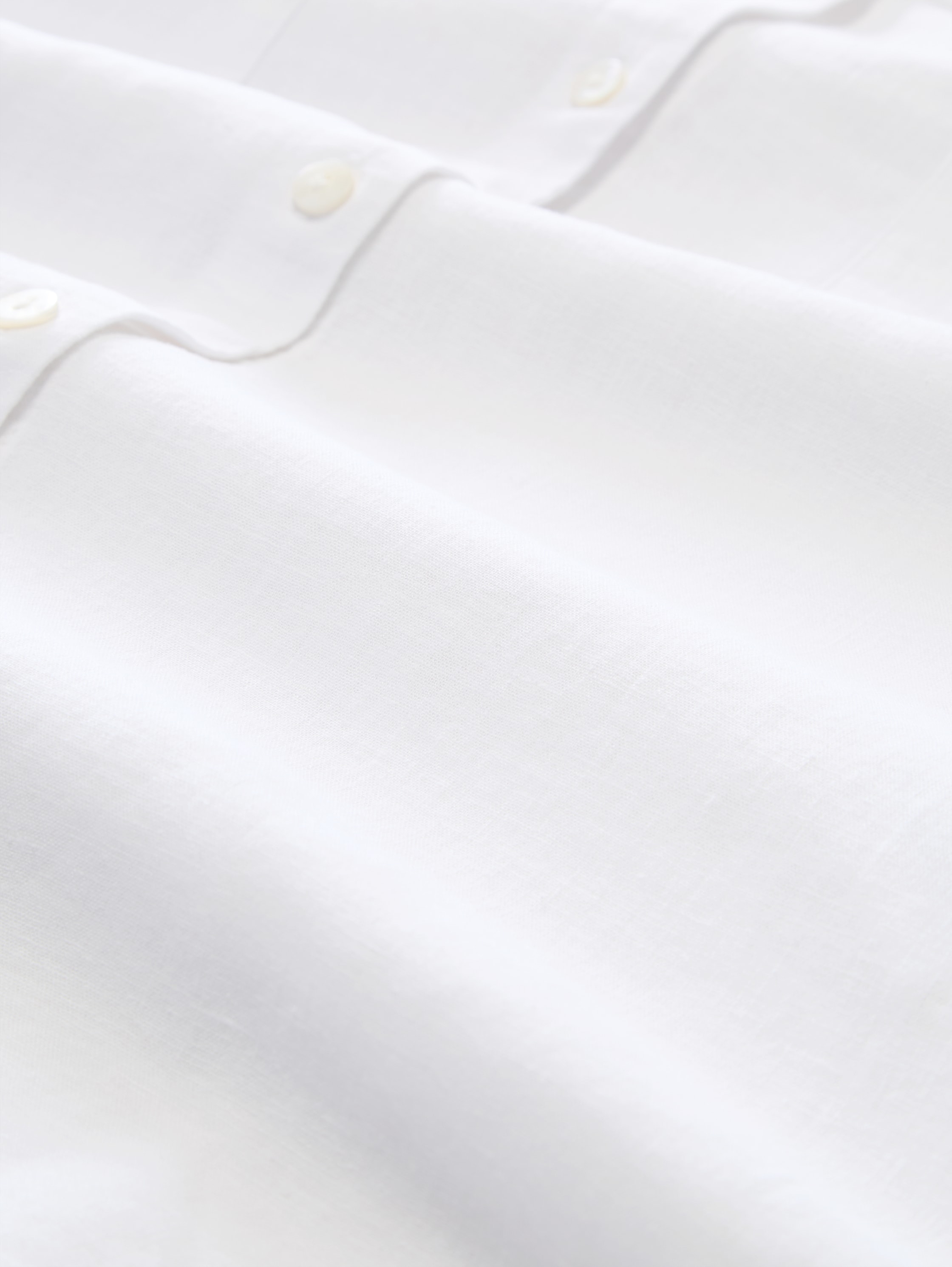 Hemdbluse mit Leinenanteil - white - 