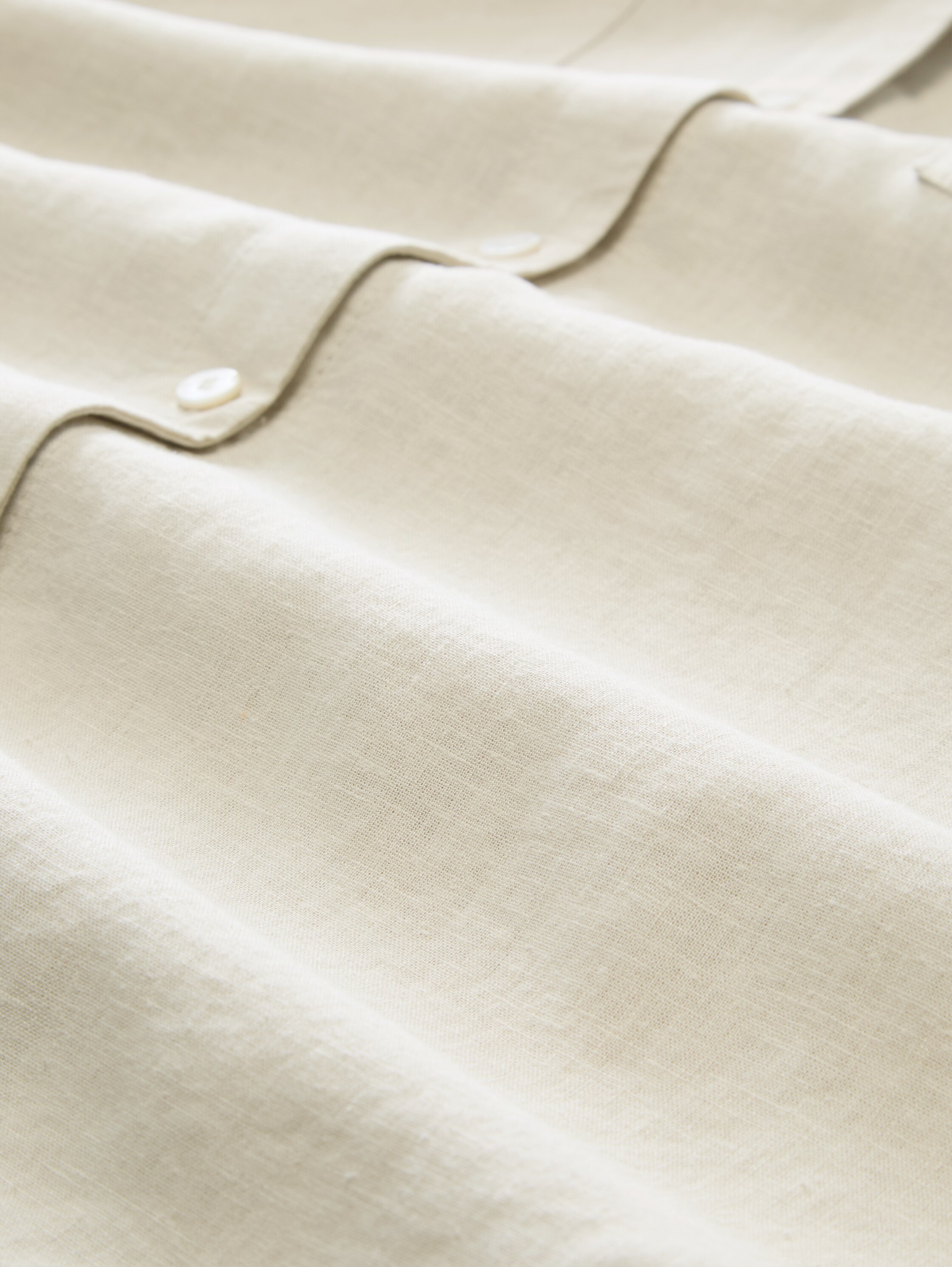 Hemdbluse mit Leinenanteil - sand_stone_beige - 
