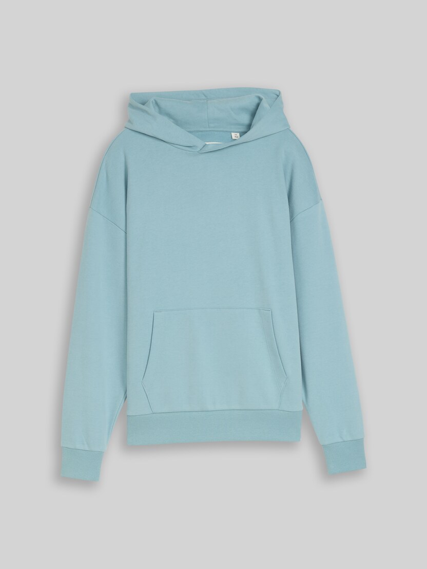 Oversize Hoodie Sweatshirt mit Rückenprint von Teen Boys, light teal
