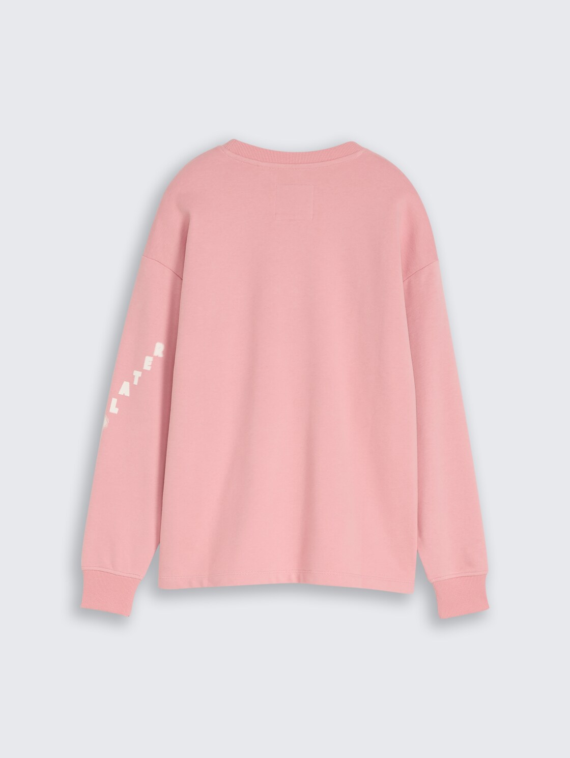 Oversize Sweatshirt mit Print - blush rose