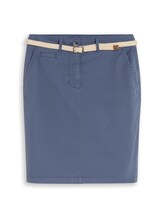 Selected, Chino skirt with belt by Tom Tailor, blue