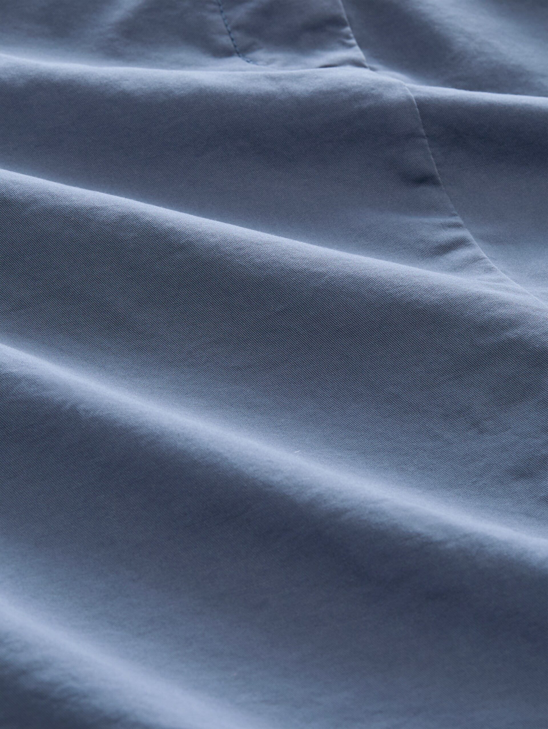 Chino skirt with belt - Vintage Indigo Blue - Material view