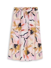 Ausgewählt, High Waist Midi-Rock mit Taschen von Tom Tailor, rosa