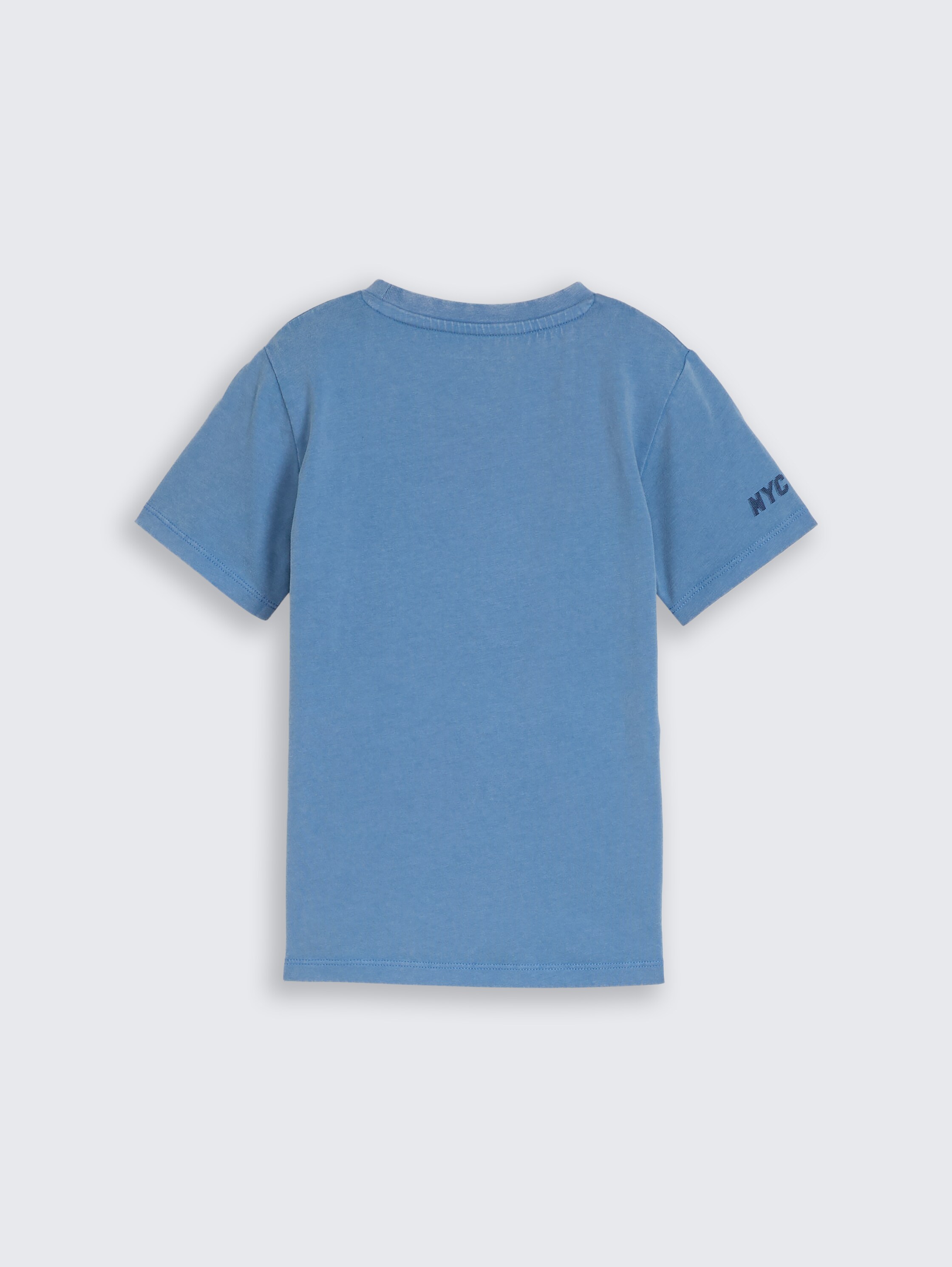 Basic cotton T-shirt - Federal Blue