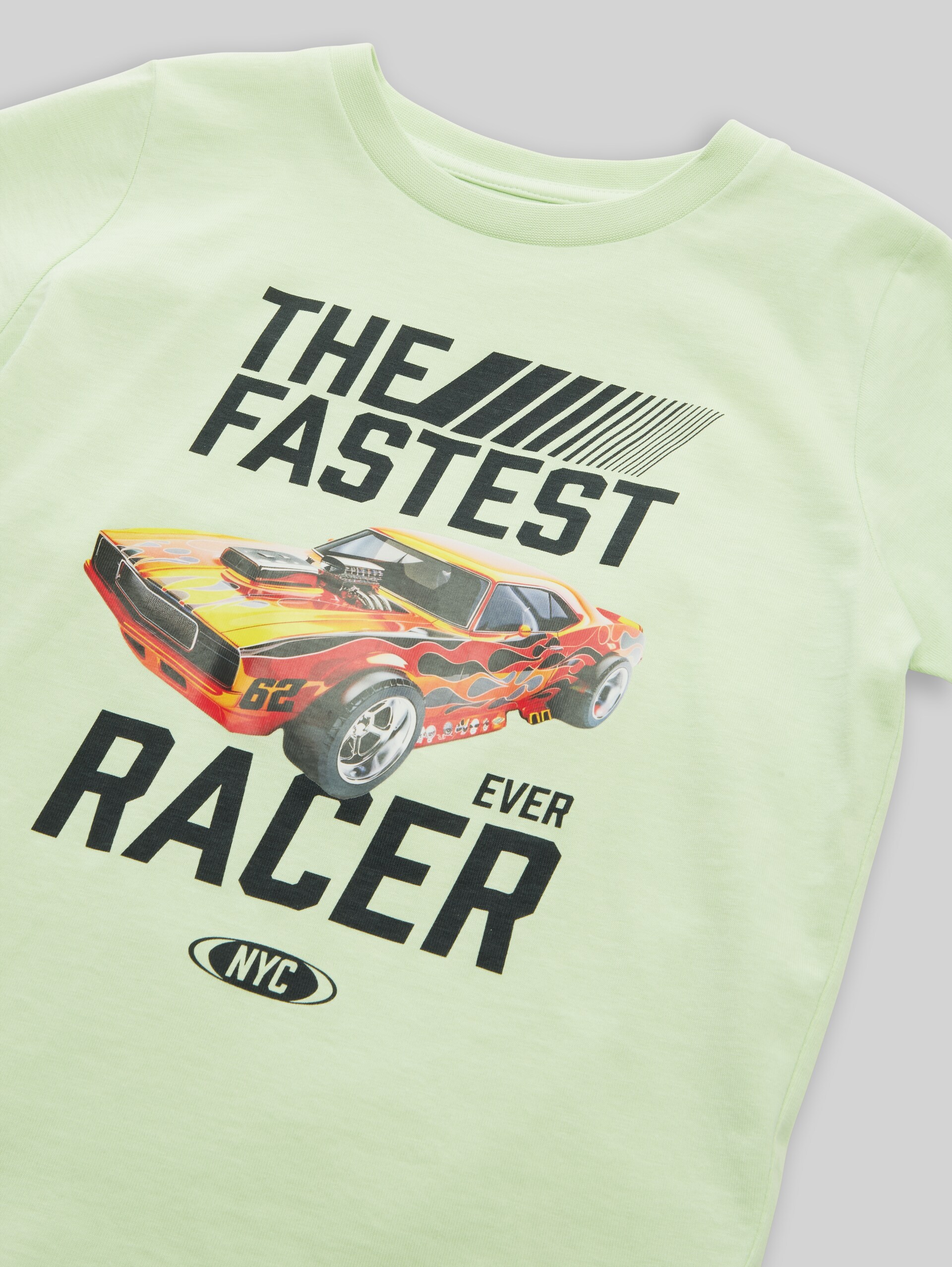 T-shirt with photo print - frozen lime green - Detail model view