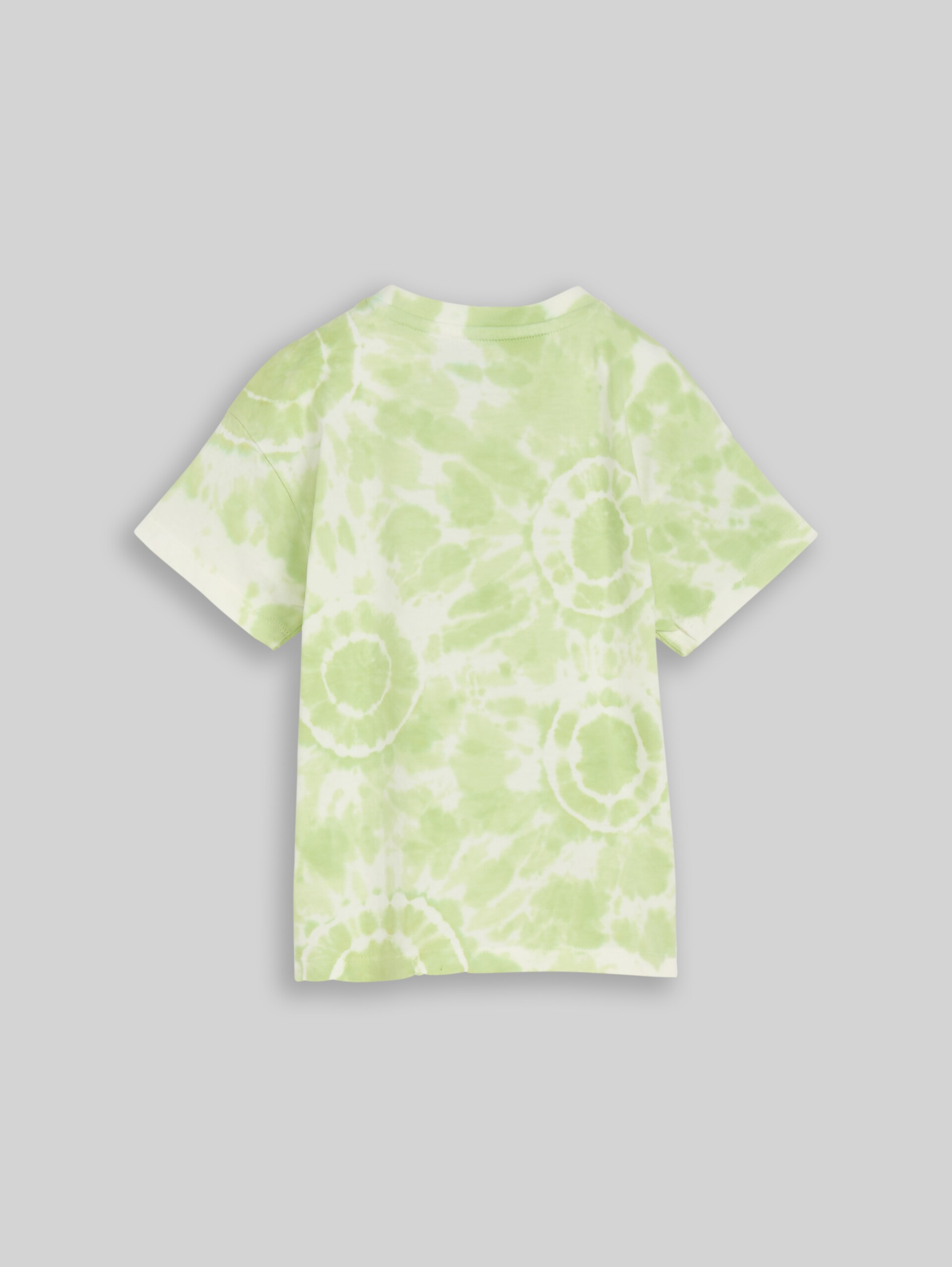 Oversized tie-dye T-shirt - light green white tie dye