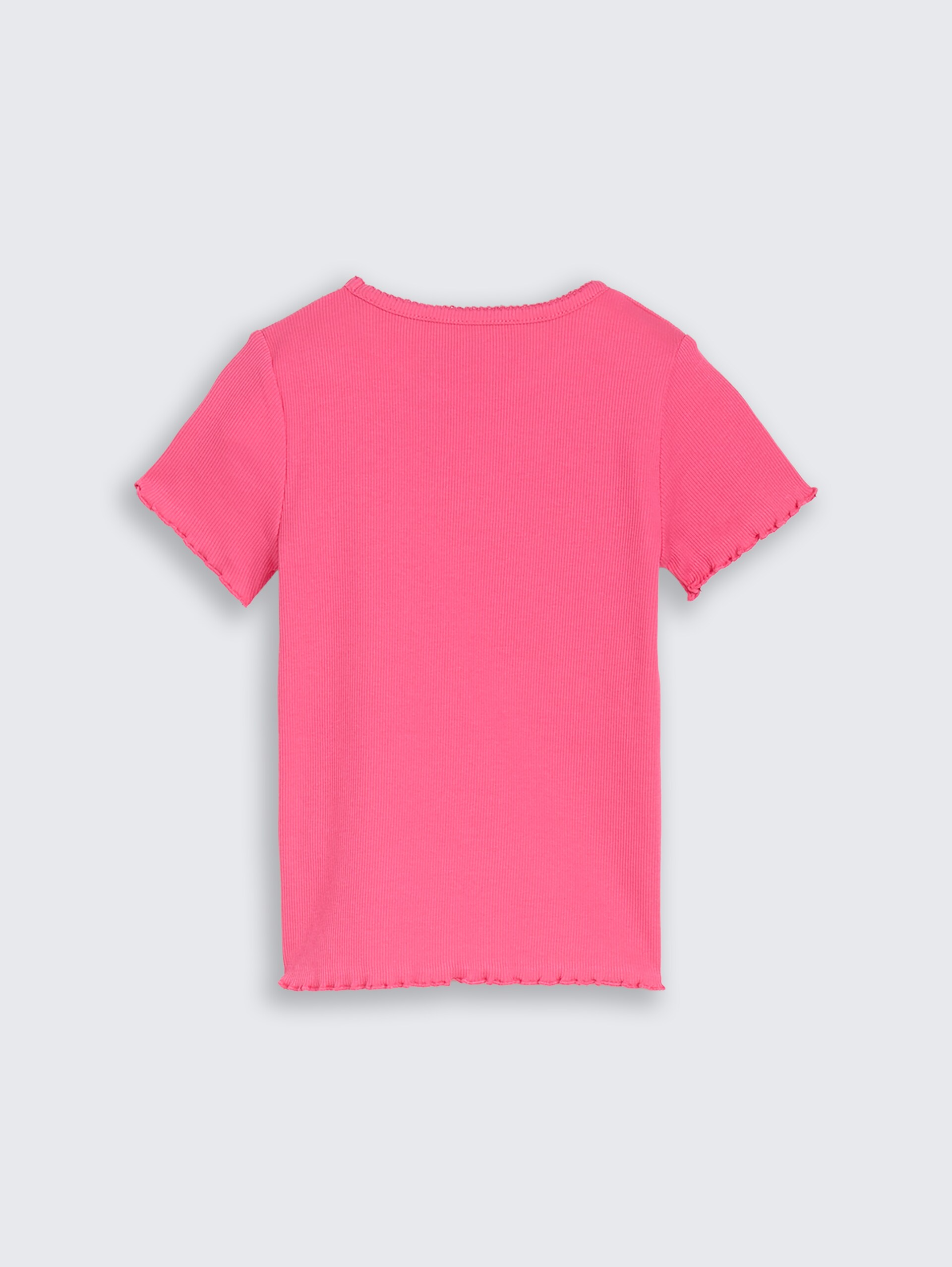 T-Shirt mit Stickerei - Flashy Pink