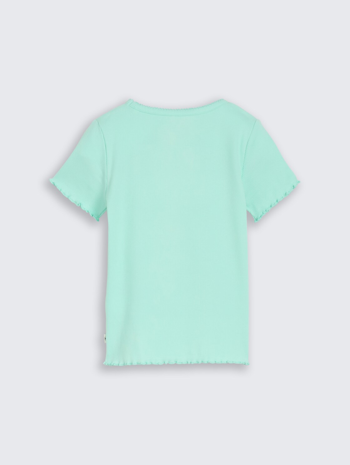 T-Shirt mit Stickerei - Light Mint