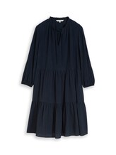 Ausgewählt, Crinkle Kleid mit Volants von Tom Tailor, blau