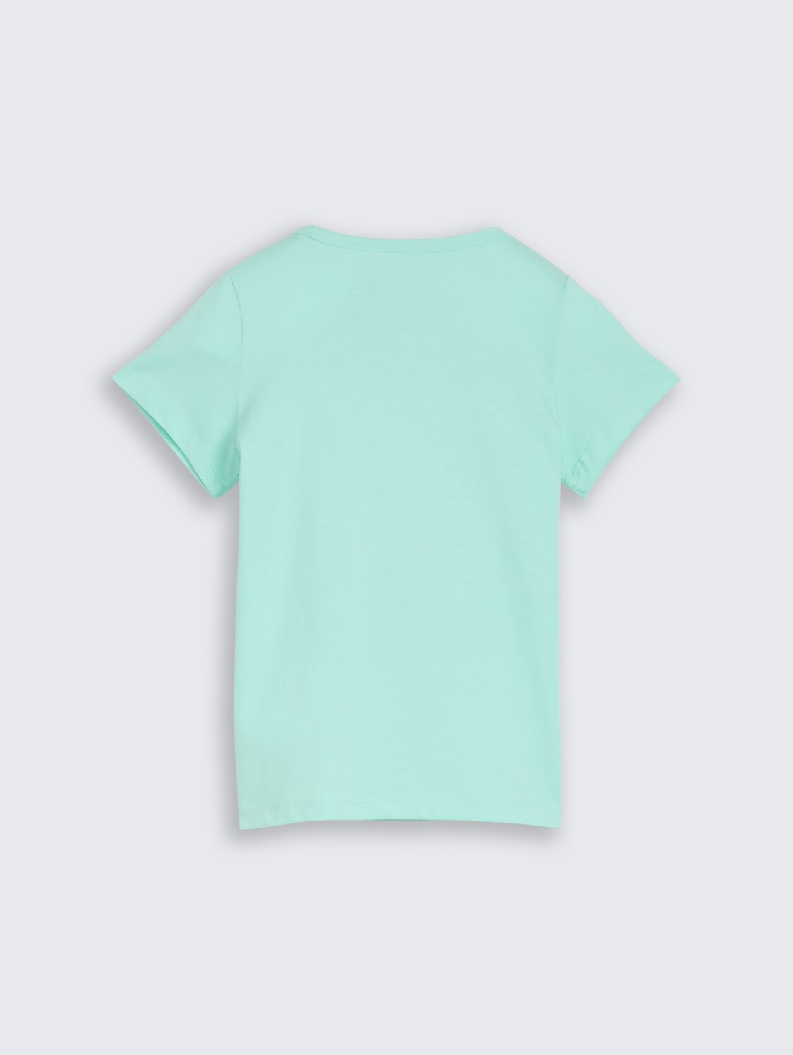 T-Shirt mit Wendepailletten - Light Mint