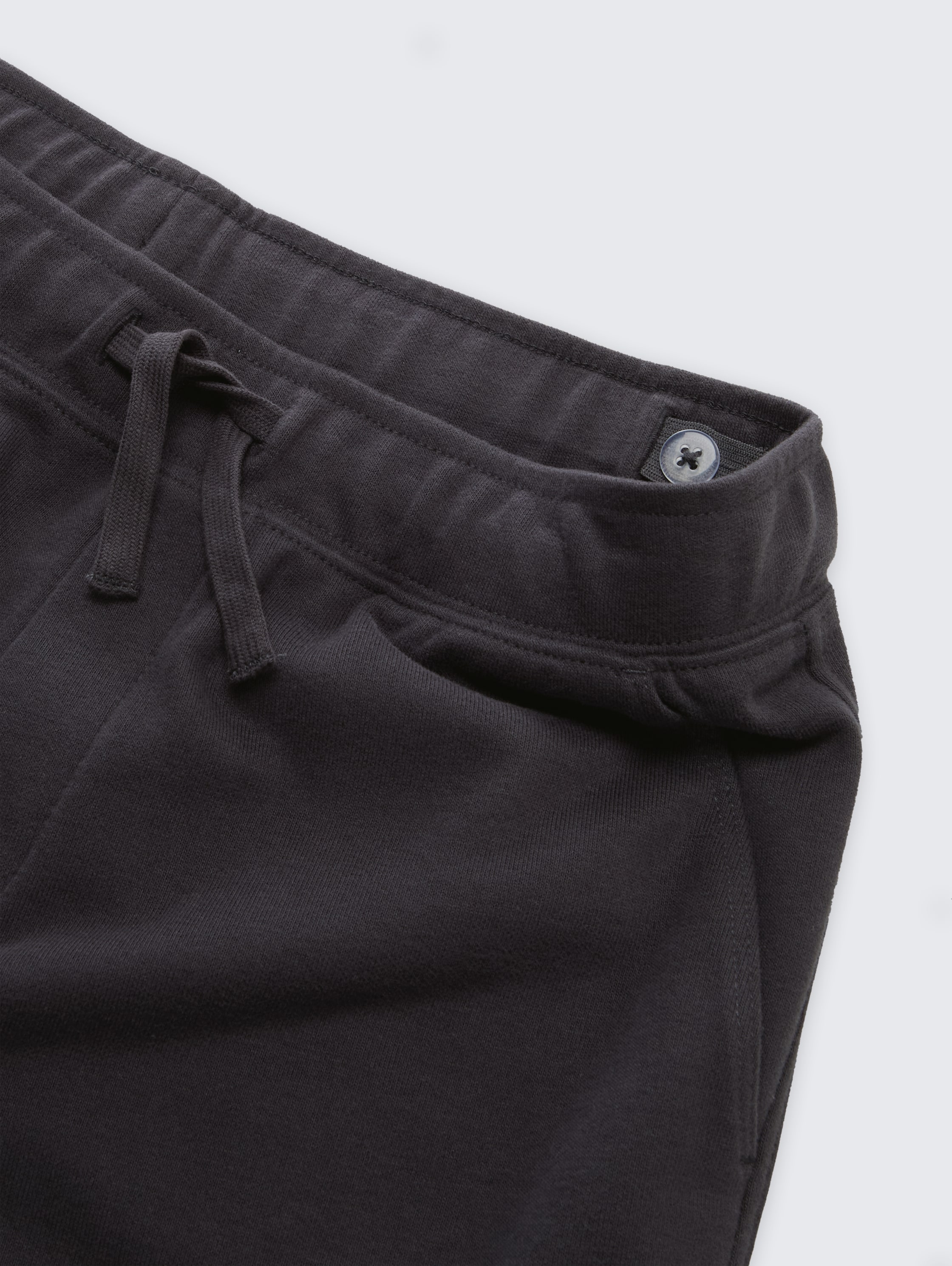 Losvallende sweatshort - coal grey
