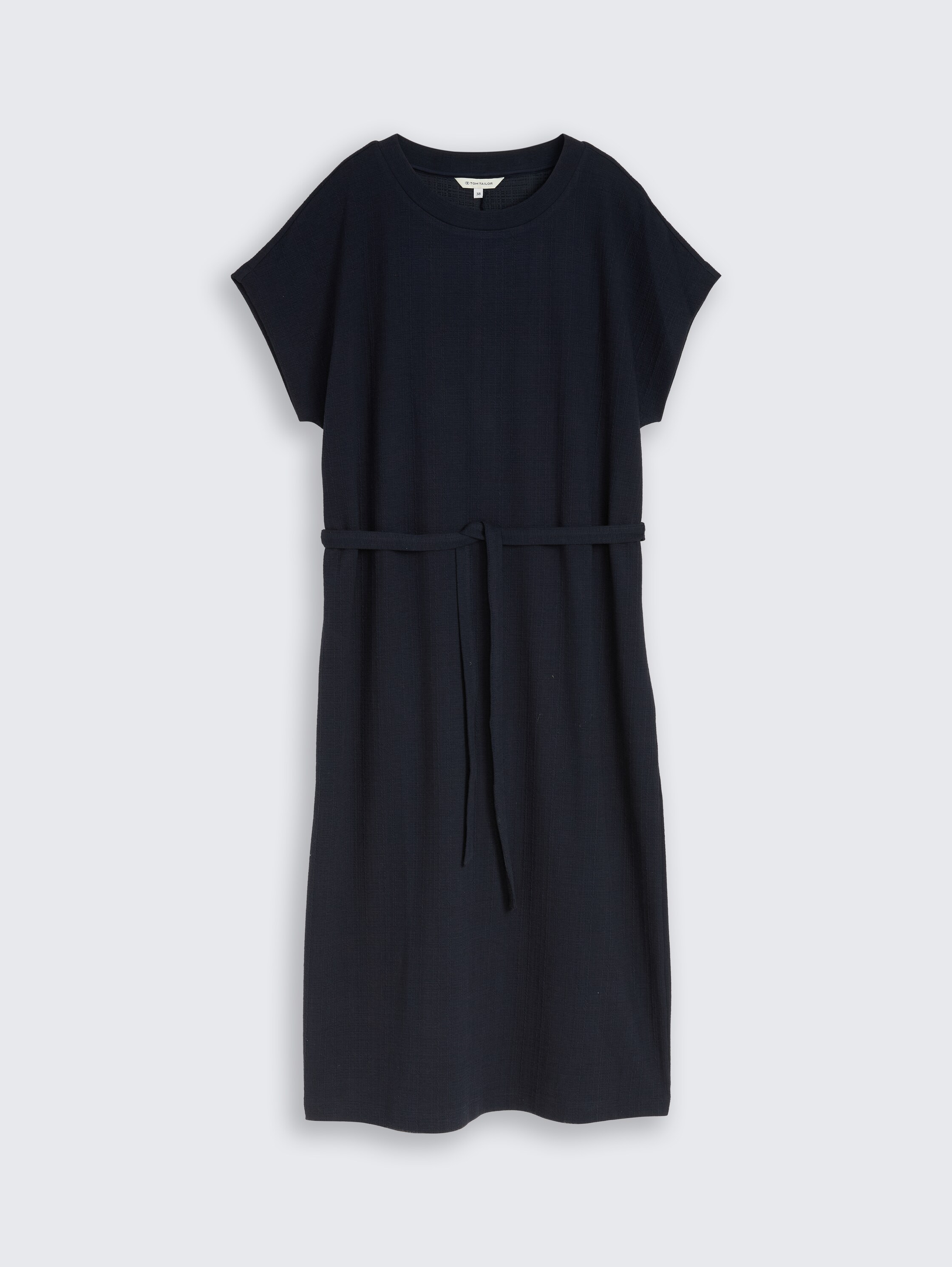 Loose fit midi-jurk - sky_captain_blue_1 - 