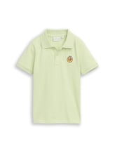 Selected, Cotton piqué polo shirt by Tom Tailor, green