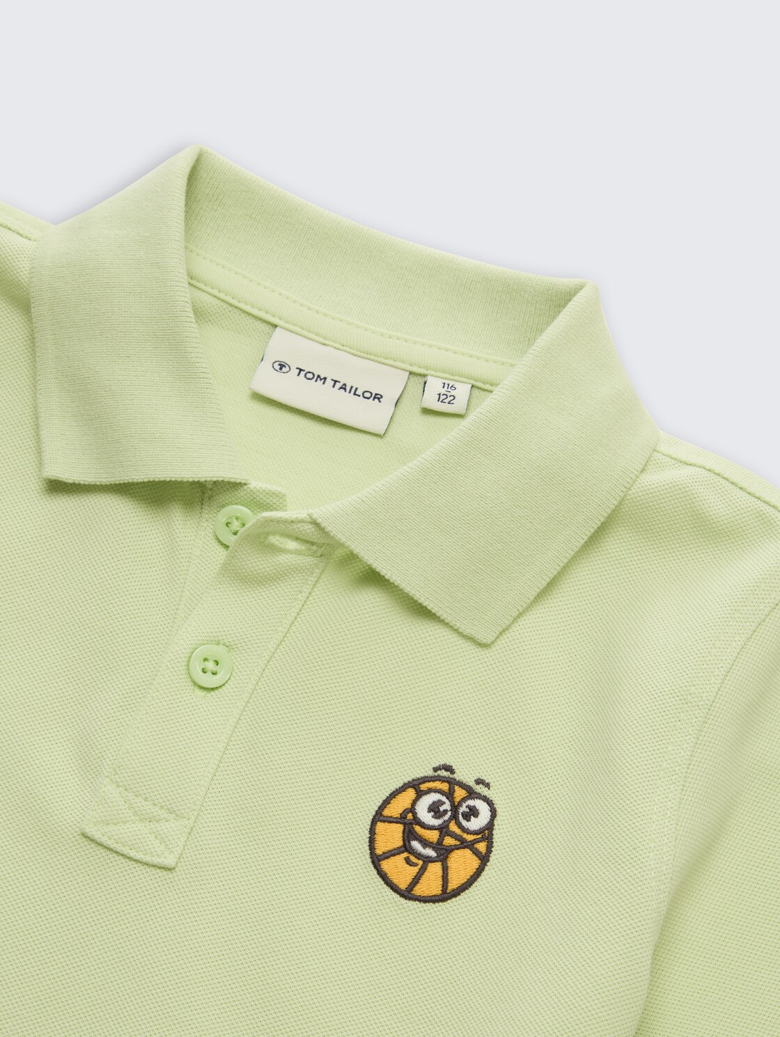 Piqué Poloshirt aus Baumwolle - frozen lime green