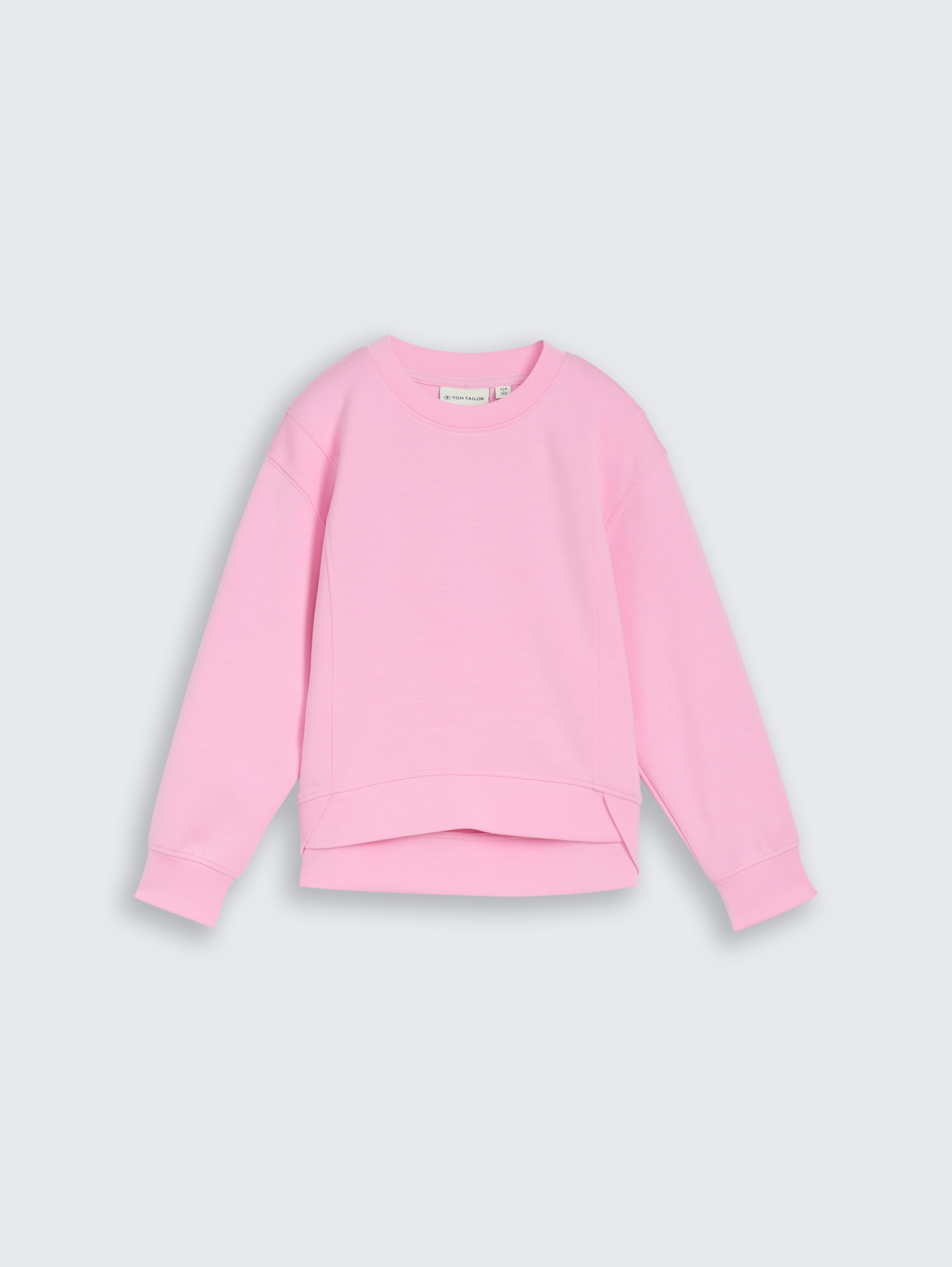 Cropped Scuba Sweatshirt von Mini Girls, lovely pink