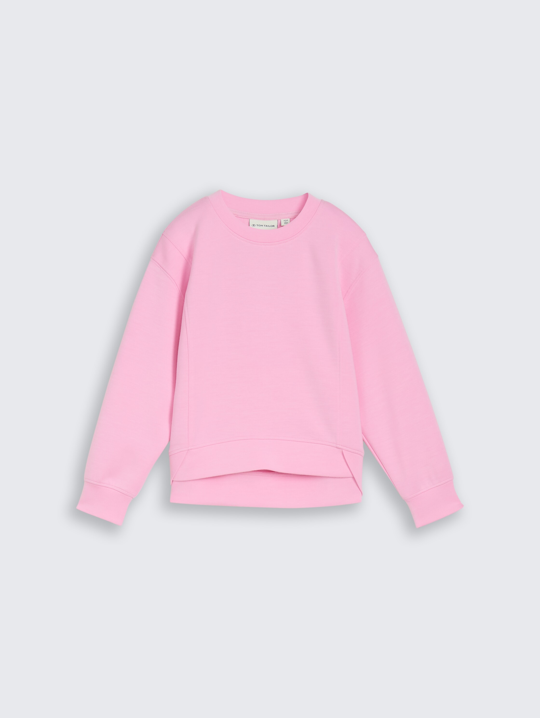 Cropped scuba sweatshirt - lovely pink - Product vooraanzicht